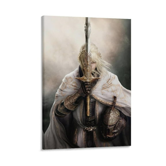 Elden Ring Game Poster 12 Canvas Wall Art Print For Room Aesthetic And Decor Poster For Bedroom Office Home Dorm Kitchen Bathroom Decor
