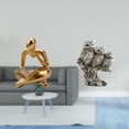 thumbnail image 2 of Figura de lector abstracto,Estatua de pensador abstracto,arte,manualidades,decoraciones,Figuras humanas decorativas para oficina,objetos coleccionables,Figuras de búho,Figuras de, 2 of 8