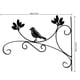 thumbnail image 2 of Worallymy soporte de cesta de flores de hierro montado en la pared colgante para exteriores maceta de Metal ganchos para colgar decoración Worallymy JD735809651, 2 of 7