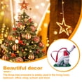 thumbnail image 4 of Naiovety Adorno colgante de resina de árbol de Navidad de estilo de dibujos animados con cuerda roja, decoración de Año Nuevo de Navidad, sala de Kits de decoración para fiestas Tipo 12 Naiovety HA010000-12, 4 of 6