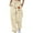 Beige, variant on FUNUONY Sweatpants Women Baggy Lounge Pants Workout Gym Active High Waisted Comfy Joggers for Women Fall Clothes 2025 Baggy Sweatpants Elastic Print Workout Athletic Joggers Loose Trousers Beige L