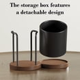 thumbnail image 4 of Metal Coffee Cup and Lid Organizer, Multi-Tier Stand for Paper and Reusable Cups, Sturdy Countertop Holder for Coffee Corner, Office, or Kitchen, Space-Saving Drink Station Accessory, 4 of 6