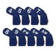 thumbnail image 2 of 9 piezas Golf Iron Headcover, Golf Club Head Cover 4,5,6,7,8,9,PW,SW,AW con Big Sharpla  Cubierta de cabeza de hierro de golf, 2 of 4