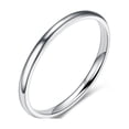 thumbnail image 1 of Anillo de acero de titanio con diseño de lujo ligero y exquisito para damas, elegante, pequeño y fresco, anillo de pareja, joyería, 1 of 6