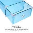 thumbnail image 4 of 2 piezas de estuches para zapatos a prueba de polvo, estuche de almacenamiento, cajones de maquillaje, contenedor de zapatos, estuches de apertura frontal, caja para hombre, 4 of 6