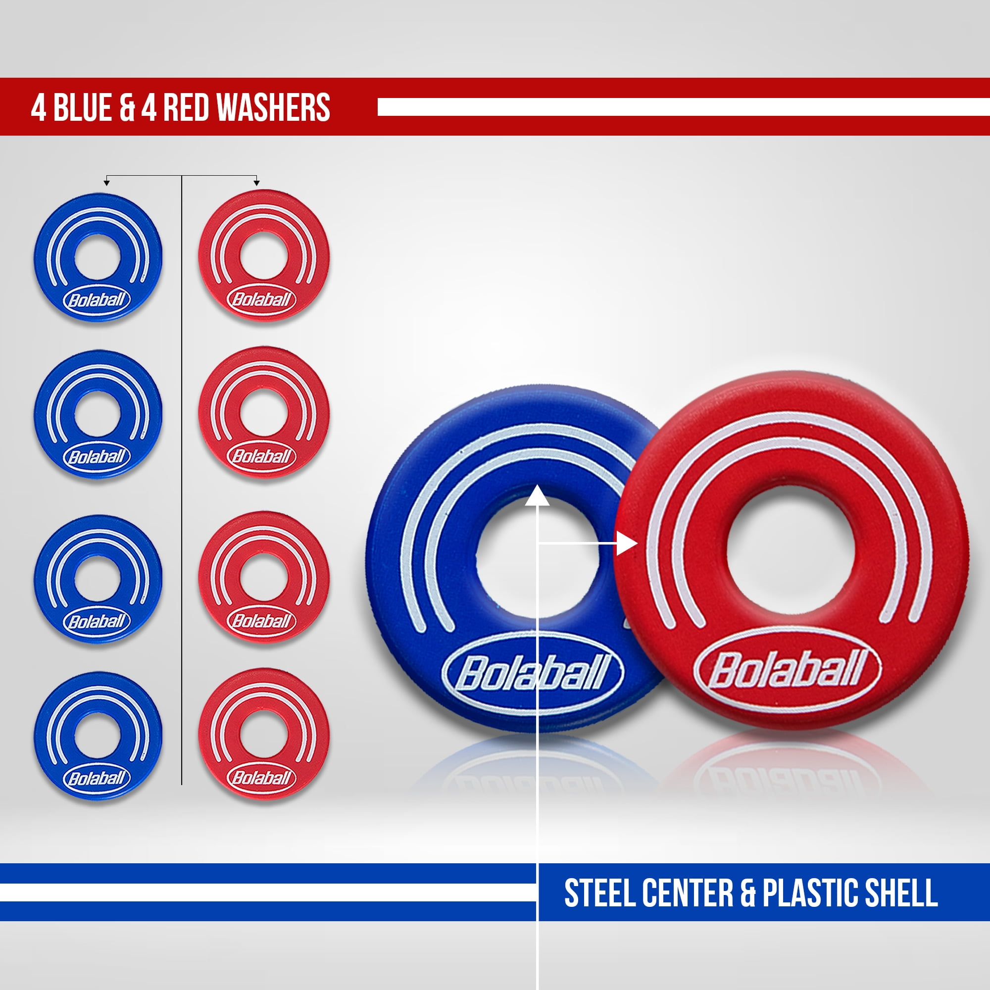 Bolaball: Washer Ring Toss Giant Outdoor Game
