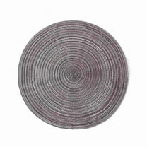 KQJQS Round Braided Placemats Round Table Mats for Dining Tables 15 inch Washable