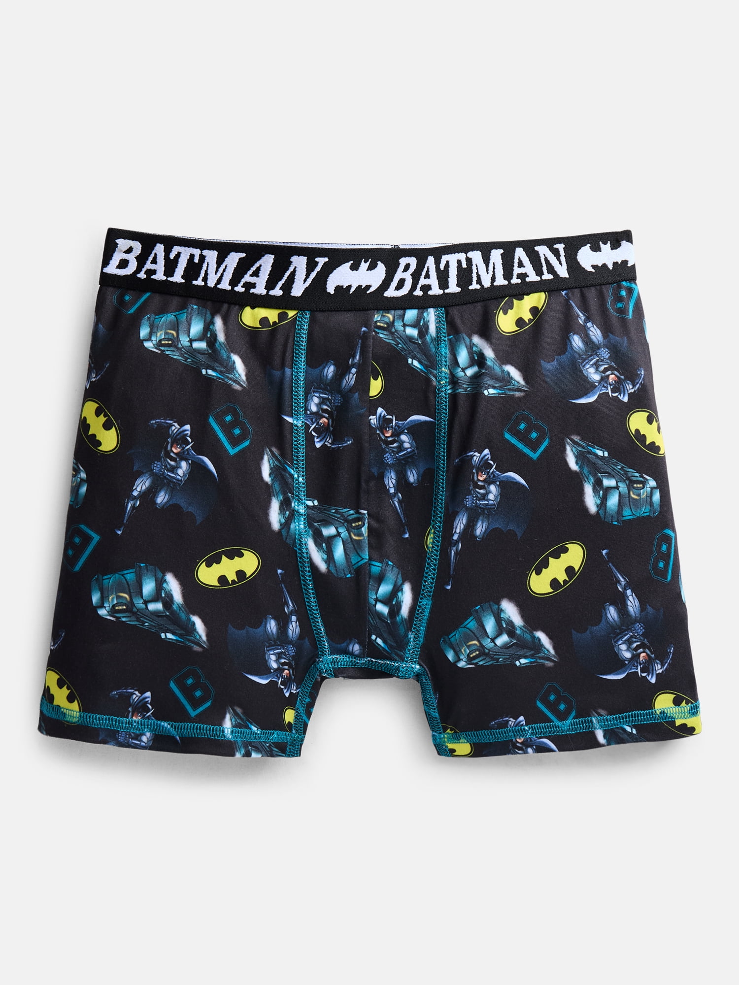 Batman Boy's Boxer Brief Underwear, 4-Pack