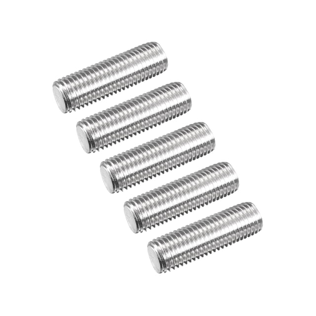 Unique Bargains Tige Entièrement Filetée M16 x 50mm 2mm Pas de Filetage 304 Acier Inoxydable Droite Tiges Filetées Goujons 5 Pack