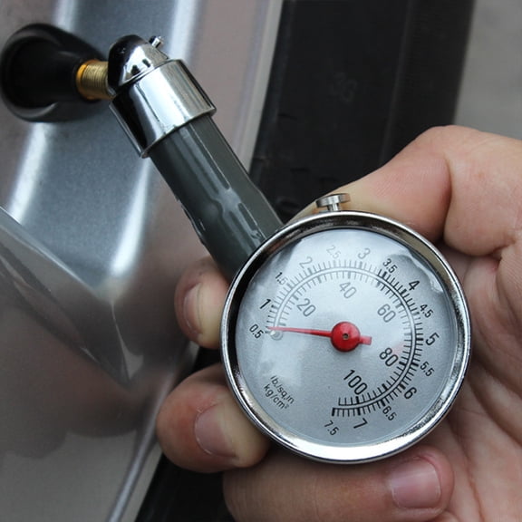 1 Packs Heavy Duty Tire Pressure Gauge 0 100 PSI Large 2.7 Inch Dial for Car Truck Tires Accurate Easy to Read Analog Air Gauge for Vehicle Maintenance Safety