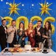 thumbnail image 6 of PMU 12 Pc Set Graduation 2026 - New Years 2026 Gold Balloons with Blue Curtain Backdrop Party Kit Decorations, 6 of 7