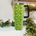 thumbnail image 2 of 40 oz Golf Vacuum Insulated Travel Tumbler with Handle, Flip Lid & Straw - Leak Proof Coffee Mug - Perfect Gift for Golf Coach, Golfers & Golf Accessories, 2 of 6