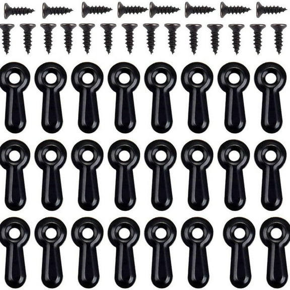 Picture Frame Turn Button Fasteners Set, 100 PCS Backing Clips Photo Hardware