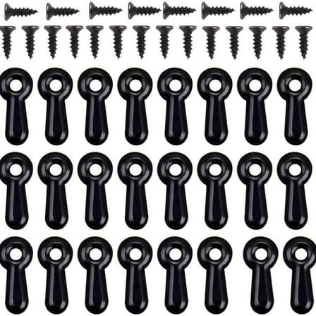 Picture Frame Turn Button Fasteners Set, 100 PCS Backing Clips Photo Hardware