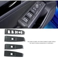 thumbnail image 4 of HUGFEGWE 4Pcs Window Lift Switch Panel Cover Carbon Fiber Door Window Lift Panel Cover Sturdy Strong Protection for Accord (Low Configuration) CJB91-76934, 4 of 7