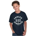 thumbnail image 5 of Forged in His Strength Jesus Follower Crewneck T Shirts Boy Girl Teen Brisco Brands XS, 5 of 6