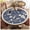 Blue, variant on Round leather tablecloth, leather look tablecloth, PVC leather placemat, stain-resistant non-slip waterproof table mat, wipeable non-slip tablecloth