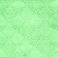 thumbnail image 1 of Ahgly Company Indoor Square Abstract Emerald Green Contemporary Area Rugs, 6' Square, 1 of 4
