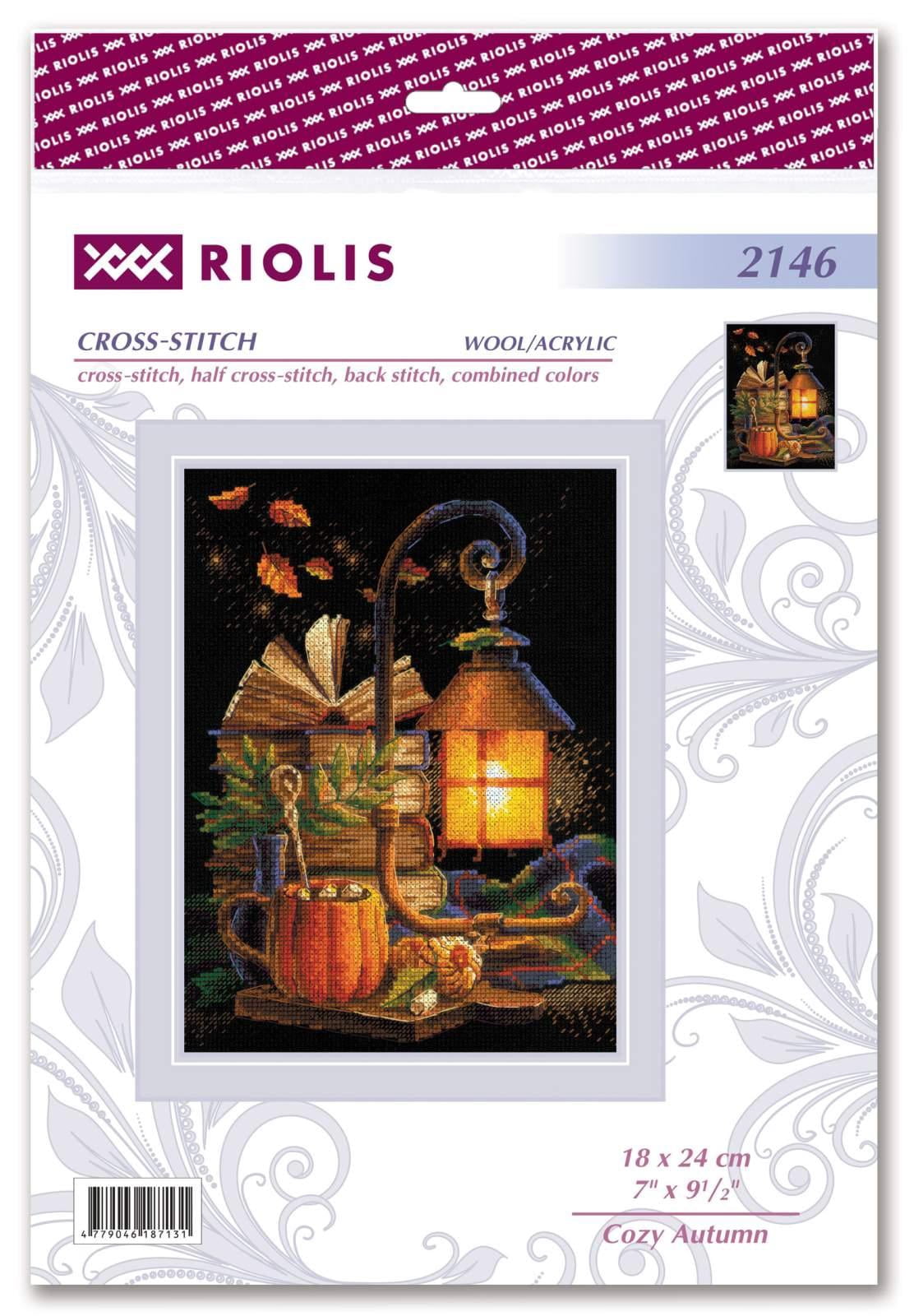 RIOLIS Counted Cross Stitch Kit 7"X9.5"-Cozy Autumn