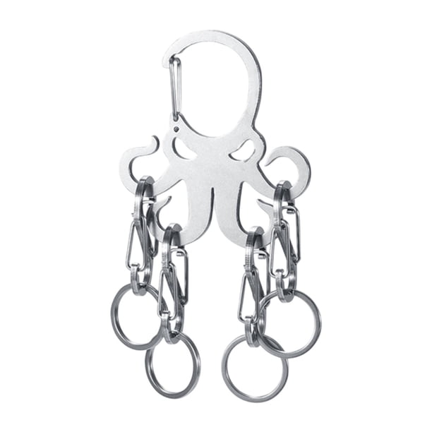 Catabiner Keychain Clip Set Sporter de llave de llave en forma de animal Estante de llave de llave de llavero resistente