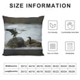 thumbnail image 5 of Orinice Bird Graphic Decorative Cushion Throw Pillow Cover for Home Couch Living Room Bed Sofa 22x22in, 5 of 5