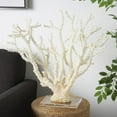 thumbnail image 2 of 26" x 23" Cream Polystone Coral Sculpture with Clear Acrylic Base, by DecMode, 2 of 8