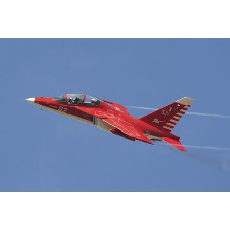 A special painted Yak-130 performing at an airshow Canvas Art - Daniele FaccioliStocktrek Images (17 x 12)