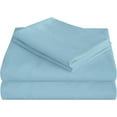 thumbnail image 2 of czcpp-WAEPIC Ensemble de Draps pour Lit Simple/confortable/respirant et Rafraîchissant/extra Doux/résistant au Rétrécissement et à la Décoloration/entretien Facile-16 Pouces Poches Profondes/oeko-TEX/hôtel/doux et Sans Plis (22-Bleu Poussiéreux, Simple), 2 of 4