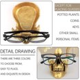 thumbnail image 4 of Hbdhejl Skeleton Glasses Stand Holder Creative Eyeglasses Holder Sunglasses Spectacle Display Rack Key Holder Resin Sculptures For Entryway Home Office Desk Nightstand, 4 of 5