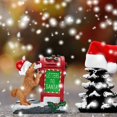 thumbnail image 3 of Christmas Village Props Santa Claus Mailbox Village Sets para la decoración navideña Cute Dog Letter to Santa Claus JAMW Sencillez, 3 of 5