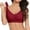 Red, variant on Women's Seamless Non Padded Wirefree Push Up Lightly Lined Bra Red XXL