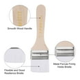 thumbnail image 4 of Uxcell 24Pcs 6" Paint Brush 1.6" Width Soft Nylon Bristle with Wood Handle for Wall, Cabinets, Fences White, 4 of 5