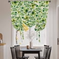 thumbnail image 3 of St. Patrick's Day Balloon Curtains for Windows, Bedroom Curtains 54 Inch Length, Watercolor Lucky Shamrocks Vintage Leaves Tie Up Curtains Panels Thermal Insulated Bathroom Curtains Window 42"x54", 3 of 8