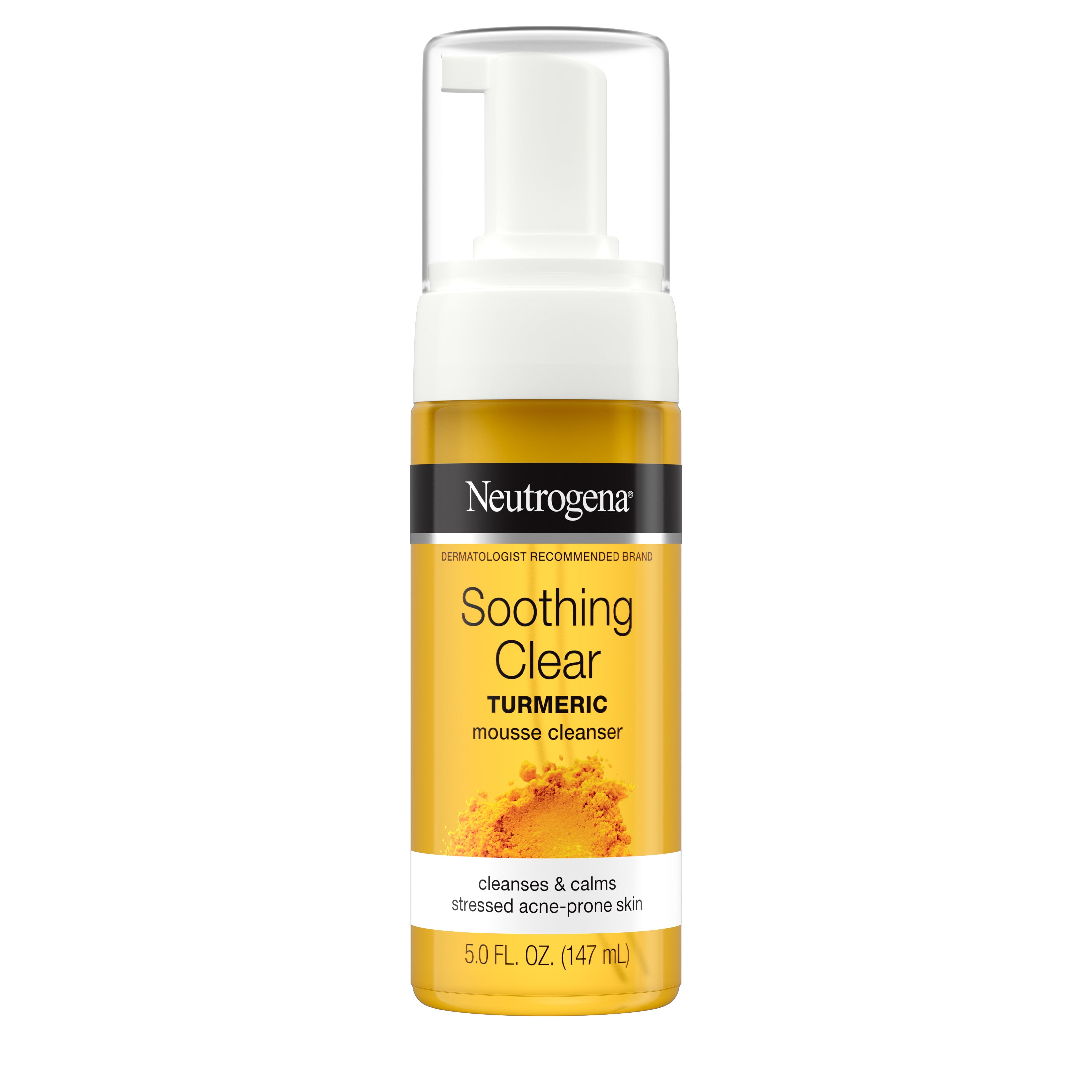 Neutrogena Soothing Clear Turmeric Mousse Cleanser for AcneProne Skin