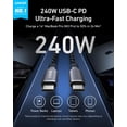 thumbnail image 2 of Cable USB C a USB C Anker Prime 240 W 30 cm para iPhone MacBook, 2 of 6