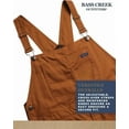 thumbnail image 4 of Bass Creek Outfitters Mens Overalls - Insulated Bib Overalls for Men Duck Canvas Mens Jumpsuit Bibs, 4 of 5