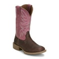 thumbnail image 2 of Justin Boots Womens Demeter Embroidered Wide Square Toe Cowboy  Mid Calf Bo, 2 of 5
