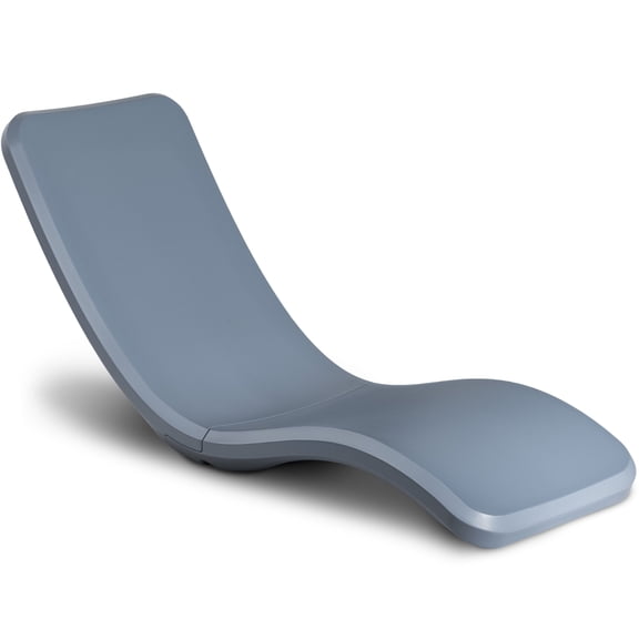 Coast Modern In Pool Lounge Chair - Waterproof & Weighted Chaise Lounger - Outdoor Pool Furniture for Patio or In Baja Shelf, Stone Blue