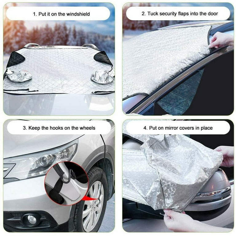 iZoeL Windshield Magnetic Snow Cover Winter Windscreen Protector Frost Ice  Guard