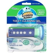 Scrubbing Bubbles Rain Shower Toilet Cling Gel, 1.34 Ounce - 6 per case.