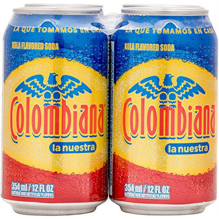 Colombiana la nuestra Kola Flavored Soda, 12 Fl Oz (Pack of 6