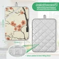 thumbnail image 6 of Yayeee Pot Holders Kitchen Heat Resistant with Pocket 7"x9.8" Cotton Oven Cooking Hot Pads, Light Red Flowers, 6 of 7