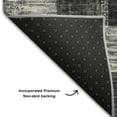 thumbnail image 5 of Addison Rugs Mayfield Premium Machine Washable Transitional Geometric Black Rectangle Rug, 10' x 14', 5 of 6