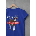 thumbnail image 4 of Old Glory Juniors Relax I've Goat Got This Short Sleeve Graphic T Shirt, 4 of 5