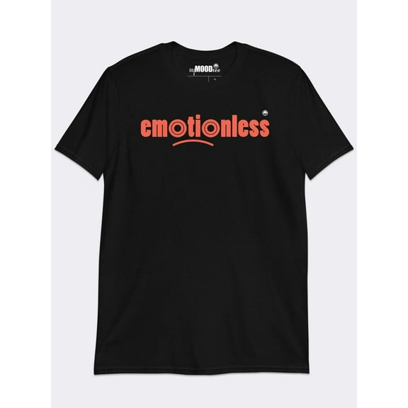 MyMoodTee Women’s Emotionless Cotton Graphic Tee – Poker Face Statement Shirt