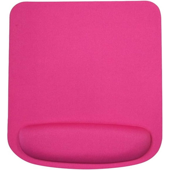 Zhuge Alfombrilla de ratón para ordenador, antideslizante, para oficina en casa, con soporte para muñecas, para juegos, para ordenador, PC, portátil, color rosa