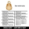 thumbnail image 2 of Occupation Mail Delivery Woman Icon Wood Mini Charms Shapes DIY Craft Jewelry - With Hole - 20mm (15pcs), 2 of 7