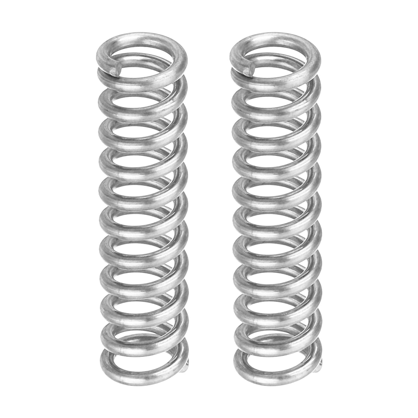 10PCS Compression Springs - 1.2mm Wire, 18mm OD, 50mm Long - Spring Steel, Black Finish - View #4