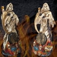 thumbnail image 2 of Imágenes Santa Muerte Tiempo (Blanco), 2 of 4