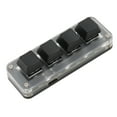 thumbnail image 4 of Mechanical Keyboard, Portable 4 Keys Design One Handed Keyboard Plug And Play Type C Wired  for Music for Office, 4 of 7